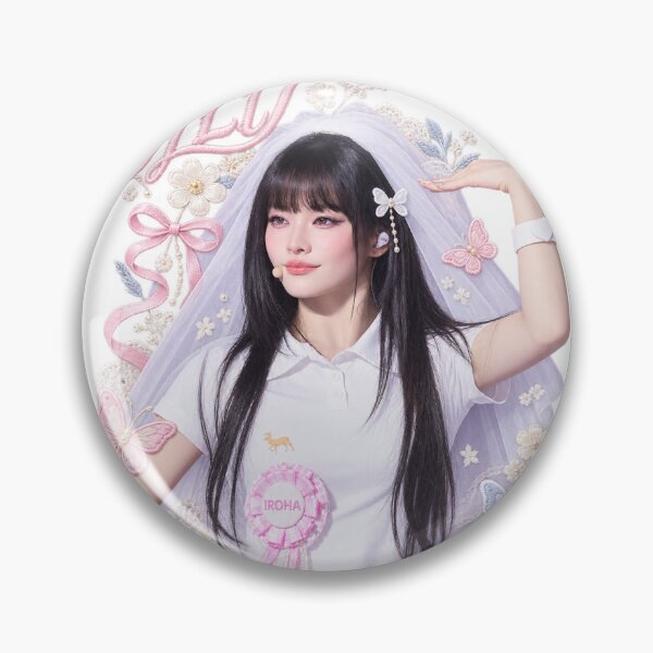 Item preview, Iroha ILLIT Coquette Visual | Pink Bow Red Frame Art designed and sold by Valereekmerch.