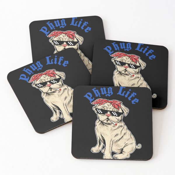Item preview, Phug Life Pug Smoking Funny designed and sold by KatieThomShop.