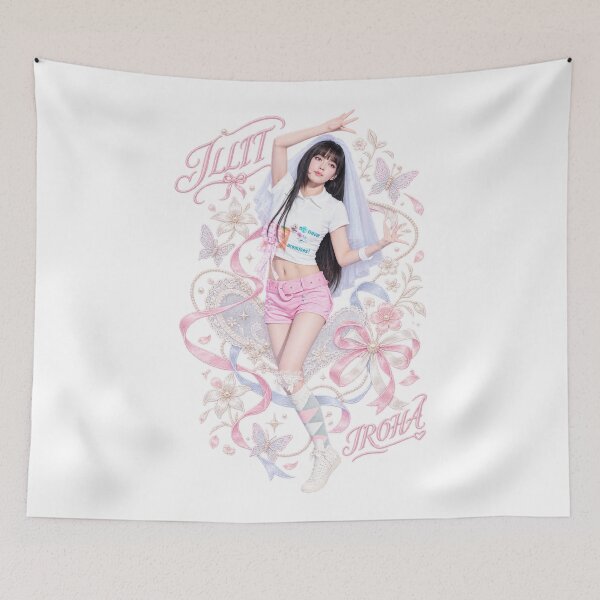 Item preview, Iroha ILLIT Girly Stage Visual | Pink Bow Lace Aesthetic designed and sold by Valereekmerch.