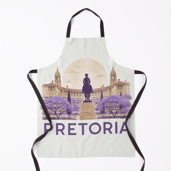 Artikelvorschau, Pretoria Jacaranda Skyline entworfen und verkauft von The Digital Compass.