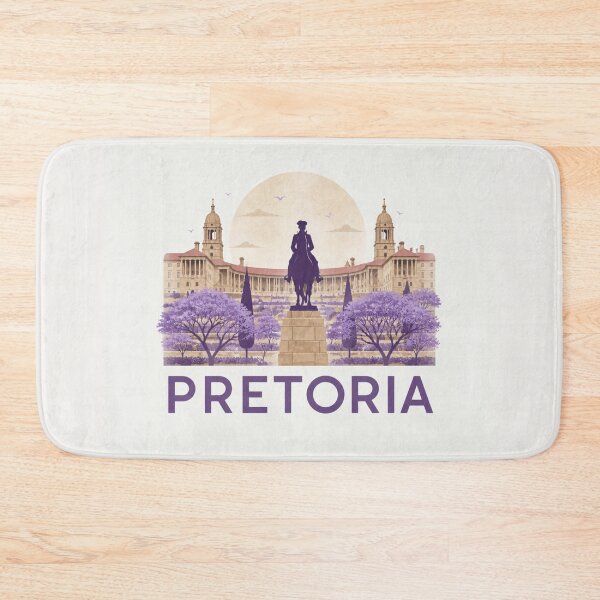 Item preview, Pretoria Jacaranda Skyline designed and sold by The Digital Compass.