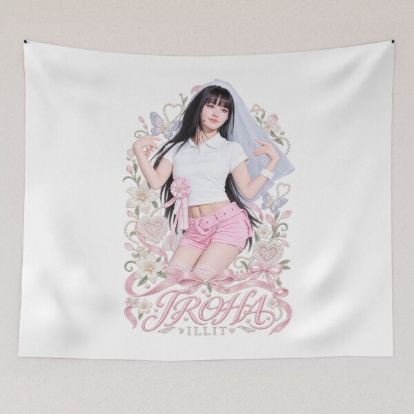 Item preview, Iroha ILLIT Coquette Streetwear Art | Cute Stage Visual designed and sold by Valereekmerch.
