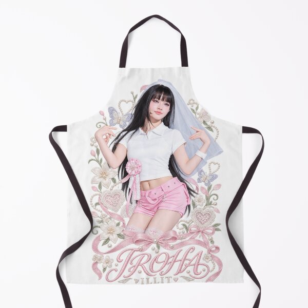 Aperçu de l'œuvre Iroha ILLIT Coquette Streetwear Art | Cute Stage Visual créée et vendue par Valereekmerch.