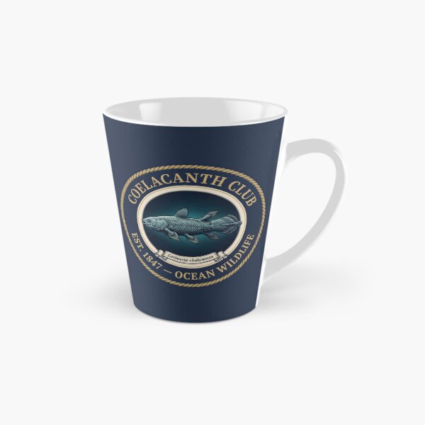 Item preview, Coelacanth Club Vintage Badge Living Fossil Fish designed and sold by CalmCapy Co.