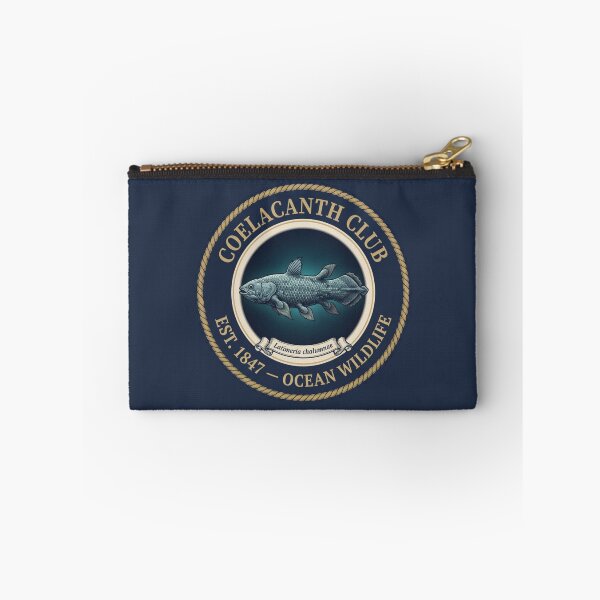 Item preview, Coelacanth Club Vintage Badge Living Fossil Fish designed and sold by CalmCapy Co.