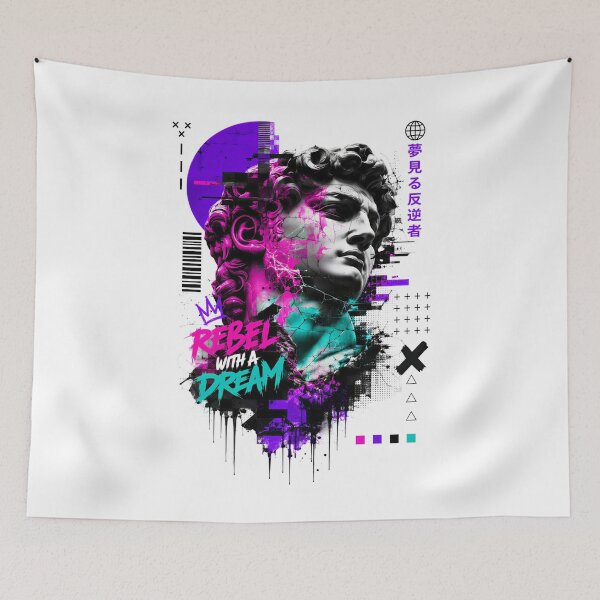 Item preview, Rebel with a Dream: Glitch Art & Classical Fusion designed and sold by KLERIKSTORE.