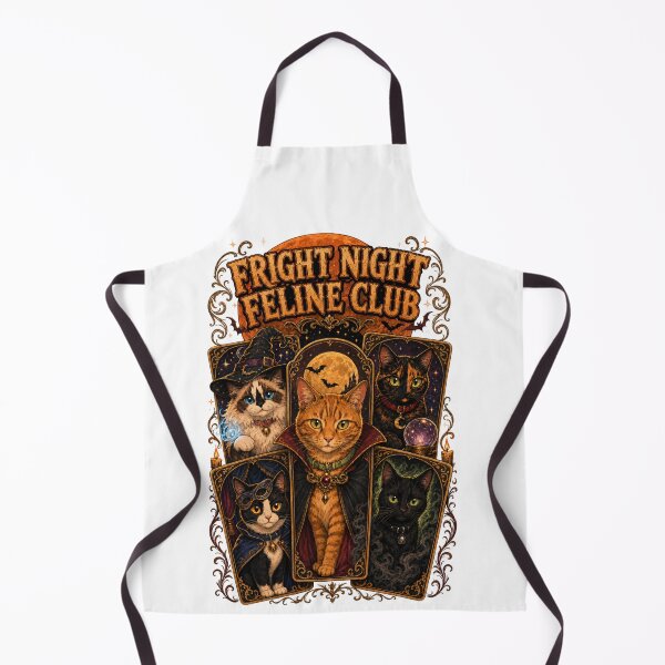 Item preview, Fright Night Feline Club – Cute Gothic Halloween Cats designed and sold by chrstnslts.
