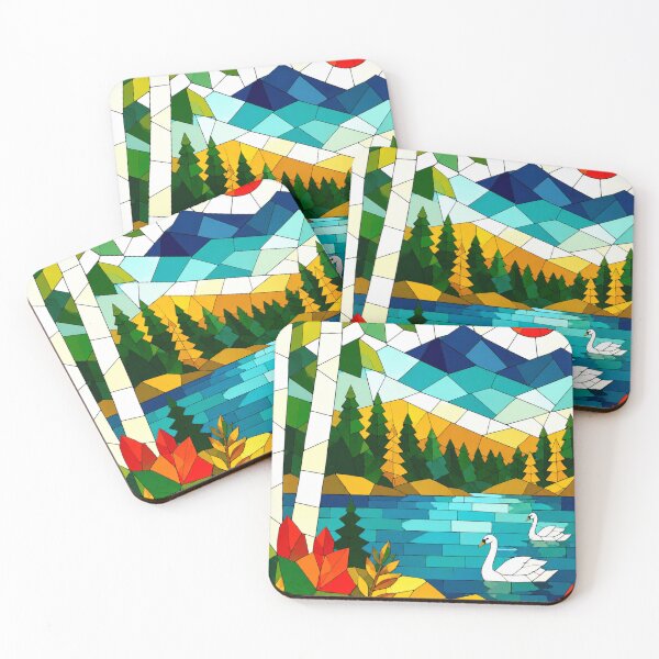 Item preview, Swans on the Lake designed and sold by NeuroArtGallery.