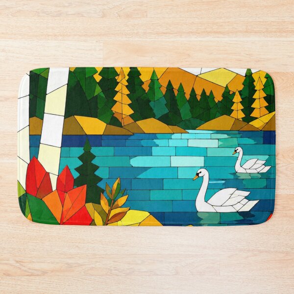 Item preview, Swans on the Lake designed and sold by NeuroArtGallery.