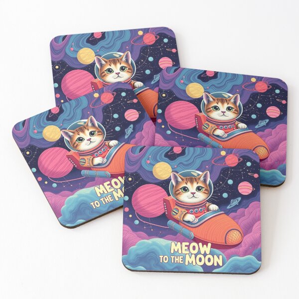 Item preview, Meow to the moon designed and sold by MrBoutik.