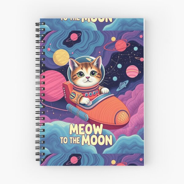 Item preview, Meow to the moon designed and sold by MrBoutik.