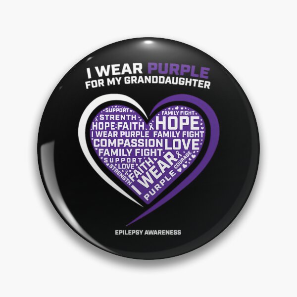 Item preview, Copy Wear Purple Granddaughter Epilepsy Awareness designed and sold by IttieBitties.