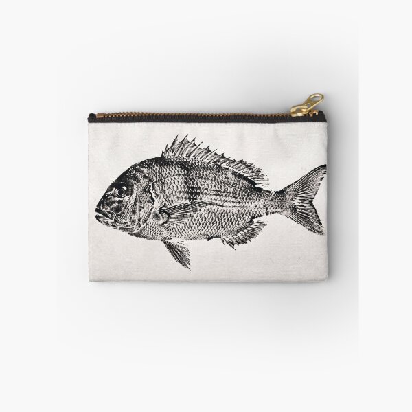 Item preview, Gyotaku Snapper Sea Bream Fish Print - Japanese Sumi-e Art I designed and sold by Yaremchuk.