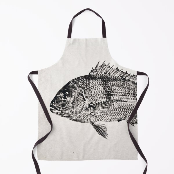 Item preview, Gyotaku Snapper Sea Bream Fish Print - Japanese Sumi-e Art I designed and sold by Yaremchuk.