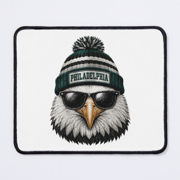 Item preview, Cool Eagle Beanie Sunglasses Philly Fan designed and sold by TimothyCa87133.
