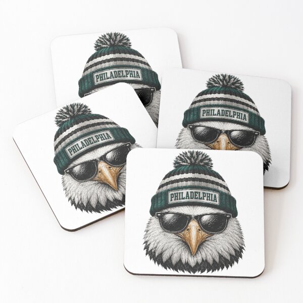 Item preview, Cool Eagle Beanie Sunglasses Philly Fan designed and sold by TimothyCa87133.