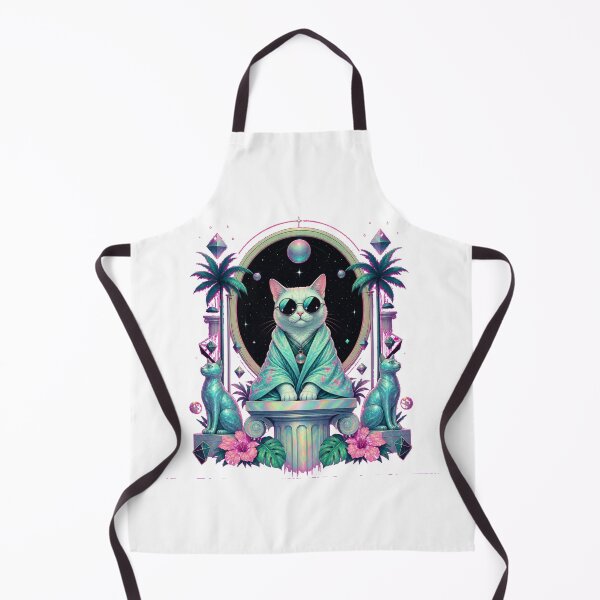 Item preview, Vaporwave Cat in Cosmic Shades designed and sold by vapormoon.