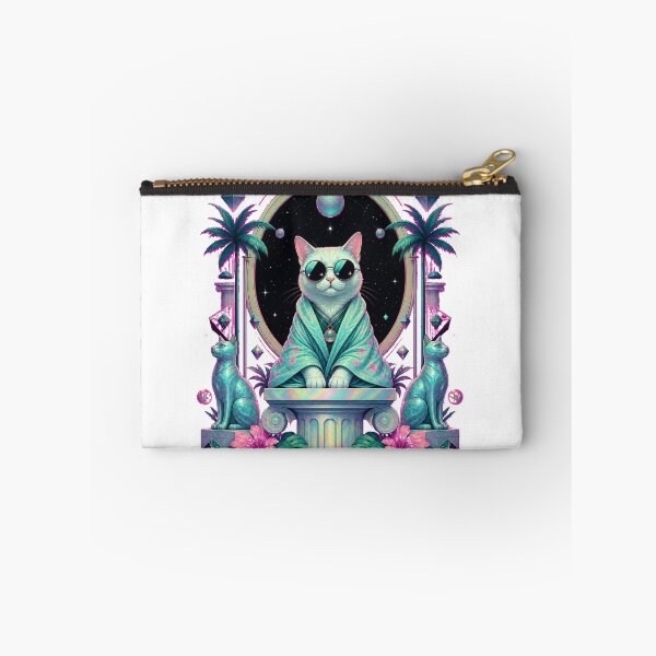 Item preview, Vaporwave Cat in Cosmic Shades designed and sold by vapormoon.