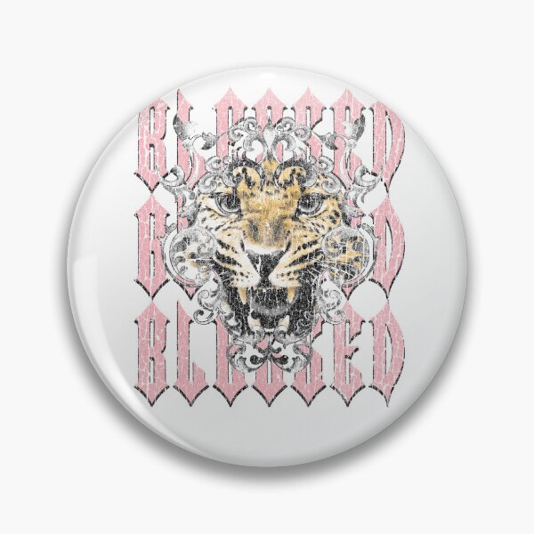 Item preview, Blessed Pink Heavy Metal Leopard Graphic designed and sold by The secret storage room.