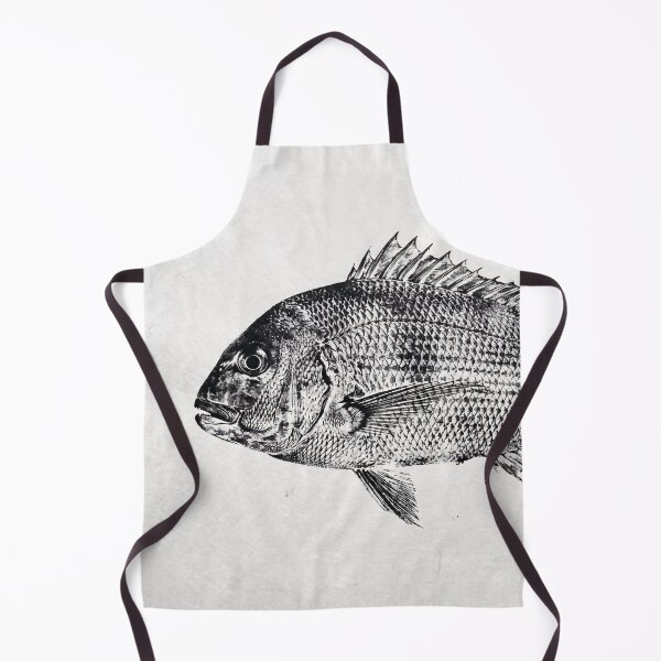 Item preview, Gyotaku Snapper Sea Bream Fish Print - Japanese Sumi-e Art II designed and sold by Yaremchuk.