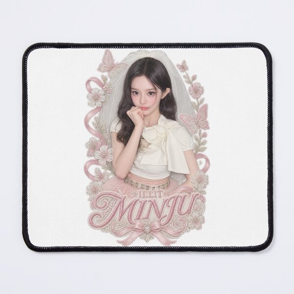 Item preview, Minju ILLIT Coquette Visual | Pink Bow Frame Art designed and sold by Valereekmerch.