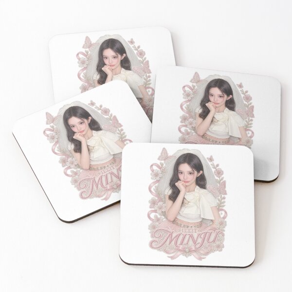 Item preview, Minju ILLIT Coquette Visual | Pink Bow Frame Art designed and sold by Valereekmerch.