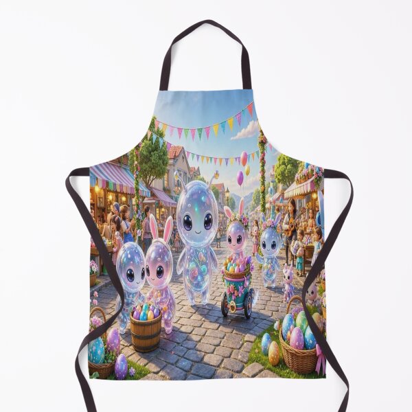 Item preview, Cute Alien Medanix Easter Festival - Whimsical Spring Holiday Art designed and sold by Breezes-of-Ida.