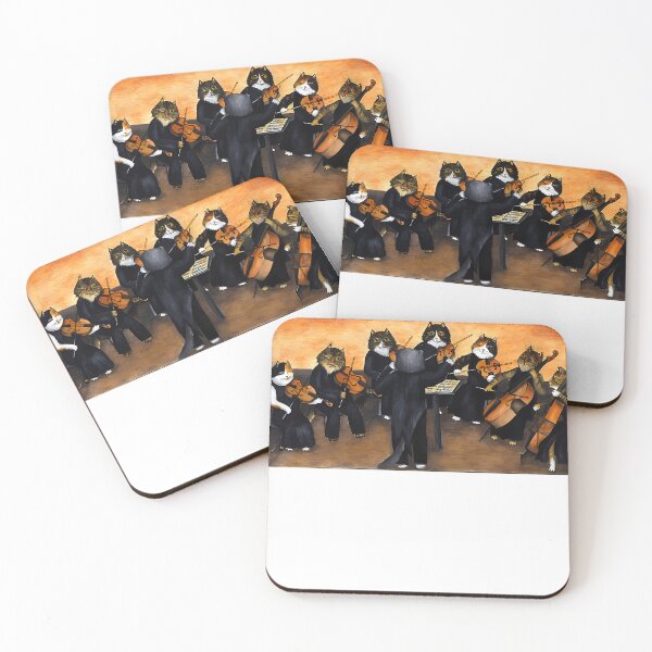 Item preview, Cats string orchestra designed and sold by WhimsicTalies.