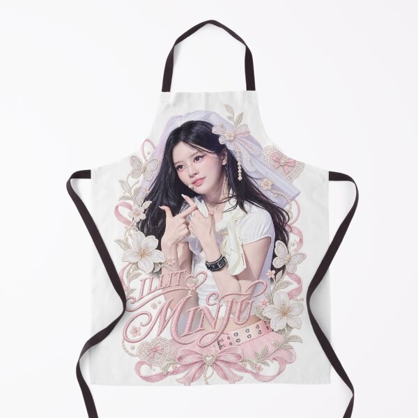 Aperçu de l'œuvre Conception de cadre de ruban Minju ILLIT | Emblème de scène Coquette créée et vendue par Valereekmerch.