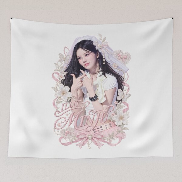 Item preview, Minju ILLIT Ribbon Frame Design | Coquette Stage Emblem designed and sold by Valereekmerch.
