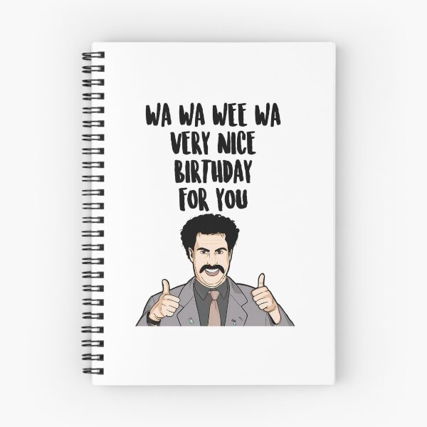 Item preview, Wa Wa Wee Wa Very Nice Birthday For You - Borat designed and sold by AccesoriosHN.