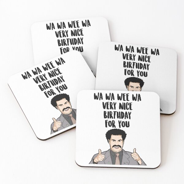 Item preview, Wa Wa Wee Wa ¡Muy feliz cumpleaños para ti! - Borat designed and sold by AccesoriosHN.