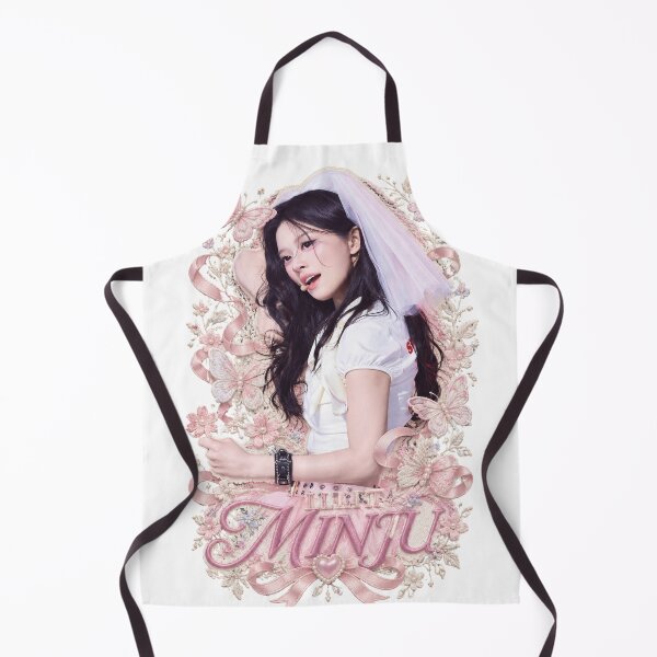 Aperçu de l'œuvre Minju ILLIT - Visuel Girly Stage | Esthétique Ruban Rose créée et vendue par Valereekmerch.