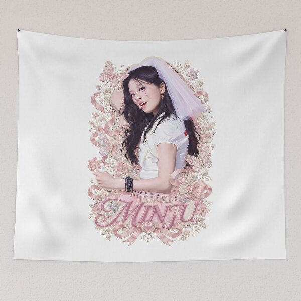 Item preview, Minju ILLIT Girly Stage Visual | Pink Ribbon Aesthetic designed and sold by Valereekmerch.