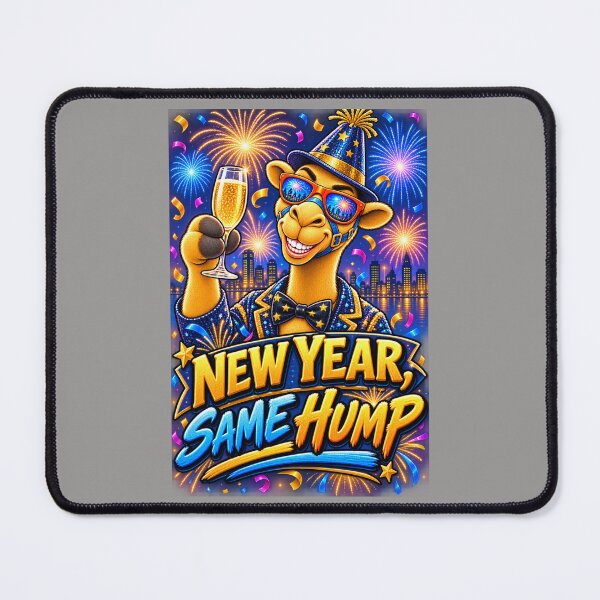 Item preview, New Year Same Hump – Quirky Camel Lover Gift – Funny Camel T-Shirt – Humorous Camel Design – Quirky Camel Lover Gift – Quirky Camel Lover Gift - Cool Winter Christmas Animal Graphic Camel T-Shirt designed and sold by Camel & Quirk.
