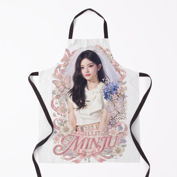 Aperçu de l'œuvre Minju ILLIT Coquette Streetwear Art | Concept de scène mignon créée et vendue par Valereekmerch.