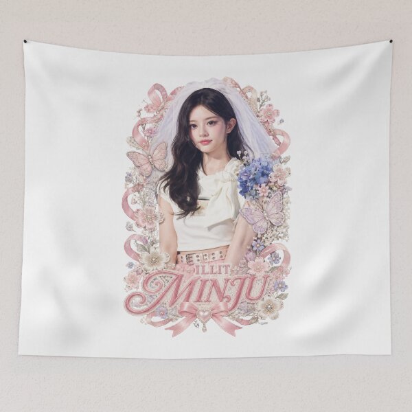 Item preview, Minju ILLIT Coquette Streetwear Art | Cute Stage Concept designed and sold by Valereekmerch.