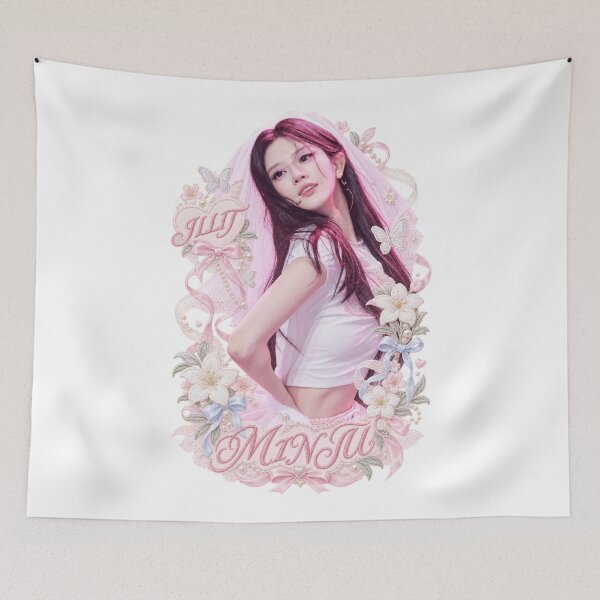 Item preview, Beautiful Minju ILLIT Coquette Stage Art | Pink Ribbon Concept designed and sold by Valereekmerch.