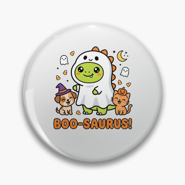 Item preview, Boo-Saurus Cute Dinosaur Ghost Halloween designed and sold by naragon4289.