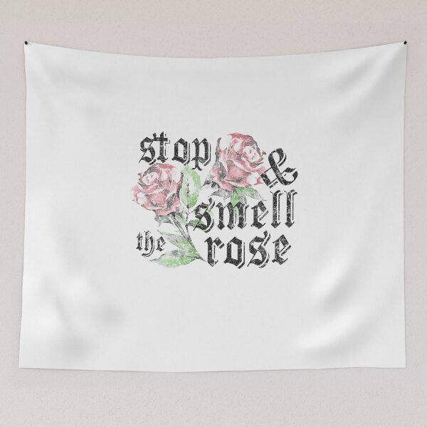 Item preview, Stop and Smell the Rose Gothic Floral Graphic designed and sold by The secret storage room.