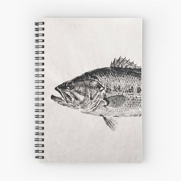 Item preview, Gyotaku Largemouth Bass Fish Print - Japanese Sumi-e Art II designed and sold by Yaremchuk.