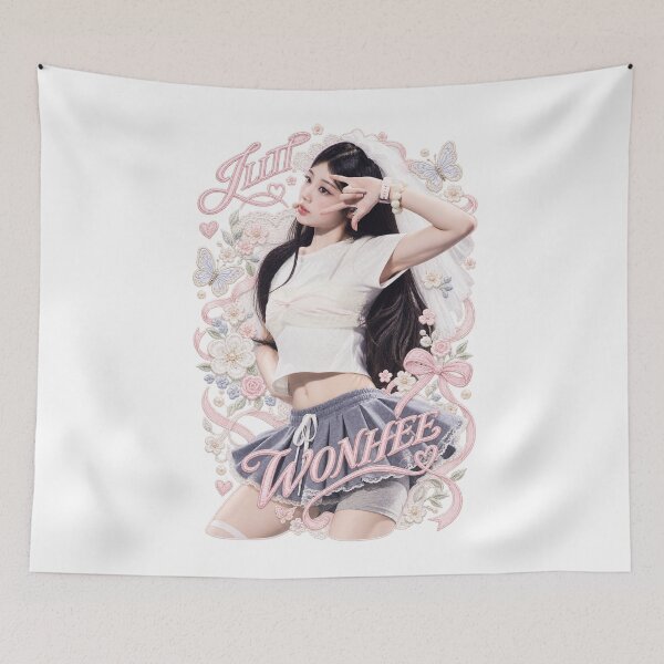 Item preview, Wonhee ILLIT Coquette Bow Graphic | Cute Stage Outfit designed and sold by Valereekmerch.