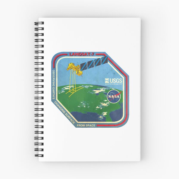 Item preview, Landsat 7 Logo Mission - Vintage Look designed and sold by DaydreamNTeed.