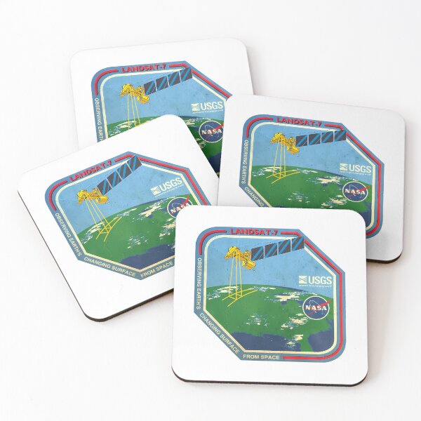 Item preview, Landsat 7 Logo Mission - Vintage Look designed and sold by DaydreamNTeed.