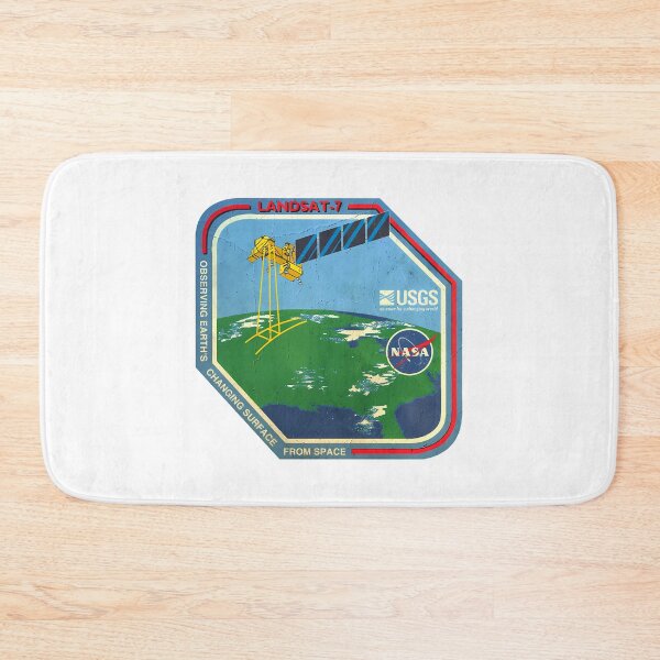 Item preview, Landsat 7 Logo Mission - Vintage Look designed and sold by DaydreamNTeed.