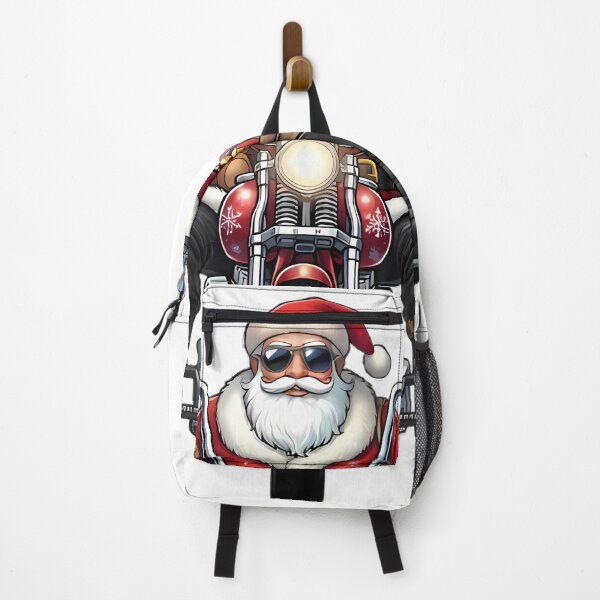 Item preview, Cool Santa Claus Riding Motorcycle Christmas designed and sold by Linework Studio.