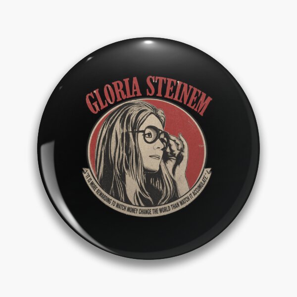 Item preview, Gloria Steinem Vintage designed and sold by SawyerLawrence.