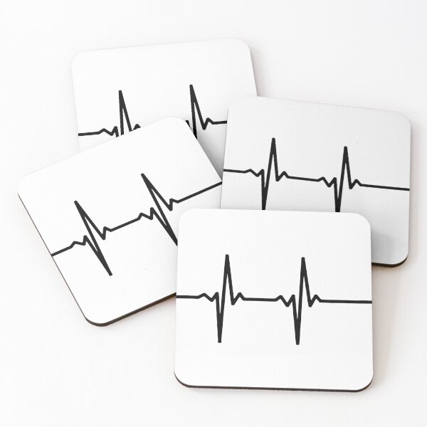 Item preview, Heartbeat Line Design, Minimalist EKG Heartbeat Art, Pulse Line Illustration designed and sold by DreamPixelPrint.