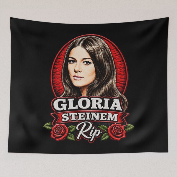 Item preview, Gloria Steinem, que en paz descanse. designed and sold by SawyerLawrence.