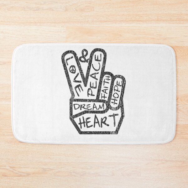 Item preview, Peace Sign Love Faith Hope Heart Graphic designed and sold by The secret storage room.